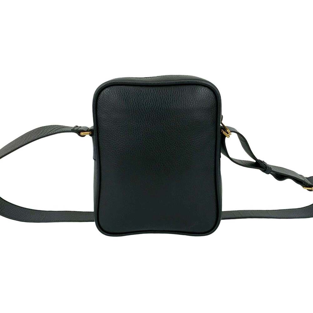 GUCCI Black Leather Pochette Shoulder Bag - Picture 3 of 10